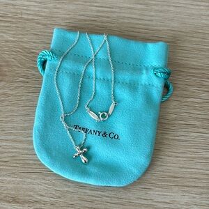 Tiffany Elsa Peretti Cross Necklace